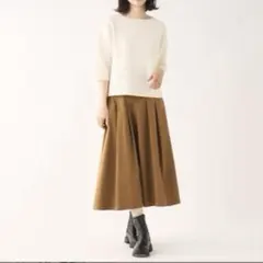 【週末セール】 ケユカ ガーター７分袖ニット