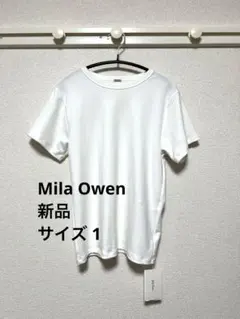 新品 Mila Owen 半袖 Tシャツ ホワイト サイズ0のサムネイル