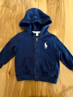 Ralph Lauren 18M ネイビー パーカー 80