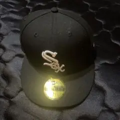 シカゴ・ホワイトソックス ブラックキャップ 7 1/4 New Era
