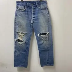 アートヴィンテージゴールデンサイズ 80s USA製 リーバイス501実寸w35 
