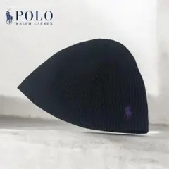 Polo Ralph Lauren ポロラルフローレン 黒 ニット帽　ビーニー