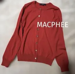 【最終価格】美品 MACPHEE ウール カーディガン size1 赤 REDのサムネイル