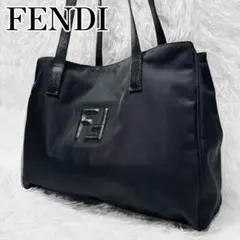 極上美品✨】フェンディ メッシュ トートバッグ 肩掛け FFロゴ 黒 