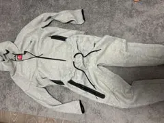 NIKE テックフリース 上下セット 上XL 下Lグレー