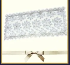 テーブルセンター花柄レースファブリック42✖️88センチ