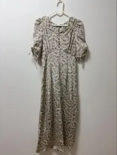 SNIDEL バリエーションマーメイドプリントワンピース ミント