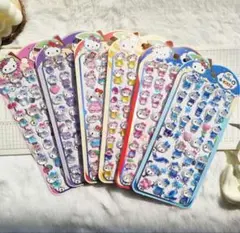 【再入荷】ぷっくり立体シール硬めシール6枚セットシール帳カラフルデコスマホ