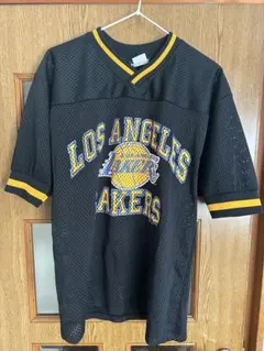 mitchell & ness Lakers半袖メッシュシャツ - メルカリ