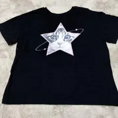 MILK 猫 星 グラフィック Tシャツ 半袖