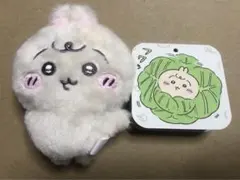 ☆ ちいかわベビー キャベツに包まれたうさぎマスコット タグ付き ①
