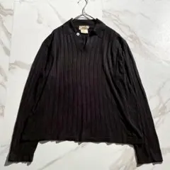 極美品HERMÈS エルメス2wayデザイン シルクコットンカーディガン 赤