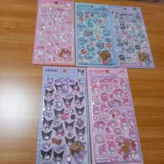 おすそわけ　サンリオ　ボンボンドロップシール　各シート3個