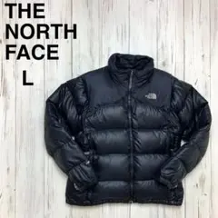 ノースフェイス ダウンジャケット レディース L 黒 700フィル 大きいサイズ