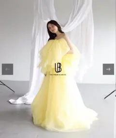 DRESS PRODUCTION リボンショルダー フリルドレス（N02） S - メルカリ