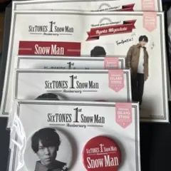 SnowMan 宮舘涼太 1st Anniversary 缶バッチ　ステッカー