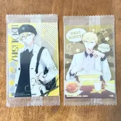 c1：アイナナ 六弥ナギ 箔押し ウエハース6 プラカード ウエハース8 AGF