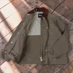 バブアー スペイ オリーブ サイズM リップストップ ナイロン 軽量