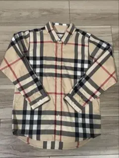 美品　バーバリーチルドレン　長袖シャツ　メガチェック