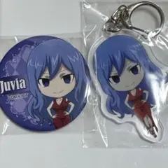 フェアリーテイル FAIRY TAIL ジュビア 缶バッジ キャラウムカフェ