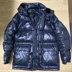 ダウンジャケット ブラック　取り外しフード