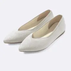 【新品】GU ウォッシャブルニットフラットシューズ