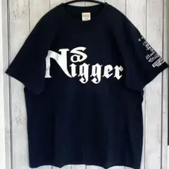 NAS nigger T-sh / HIPHOP ラップT 黒 Y2Kのサムネイル