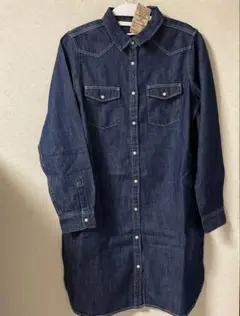 無印　デニムワンピース
