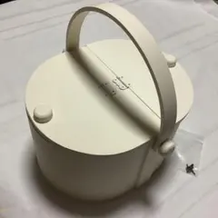 訳あり　オーバルバニティボックス　オーバル木製バスケット　蓋付きウッドバスケット