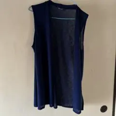 ベスト　ネイビー　アベイル　ノースリーブ　ジレ　M 未使用