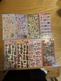 サンリオ ボンボンドロップ ぷくぷくシール まとめ売り 8点セット