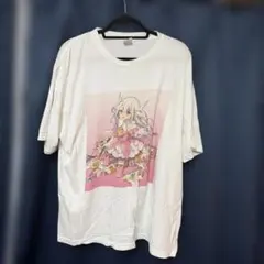 fate イリヤ　プリズマイリヤ　プリントTシャツ ホワイト XXXL