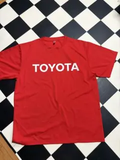 TOYOTA ロゴ Tシャツ レッド