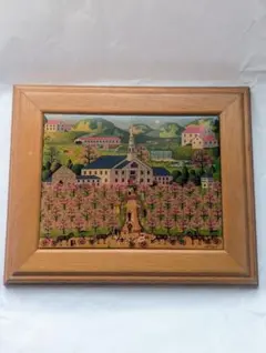 ＊壁掛け＊ インテリア 木製フレーム アート パネル アメリカ製 風景画のサムネイル