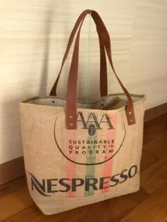 ネスプレッソ会員限定【新品未使用】麻布トートバッグ