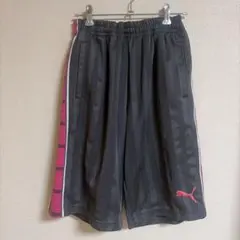 PUMA ハーフパンツ ブラック ピンク L