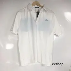 J.LINDEBERG ジェイリンドバーグ ゴルフポロシャツ メンズL 白 半袖