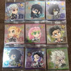 鬼滅の刃デフォルメシールウェハース9　柱9人セット