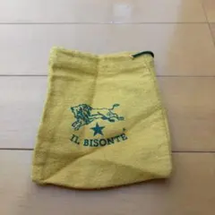 IL BISONTE イルビゾンテ 巾着 ポーチ イエローのサムネイル
