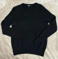 UNIQLO ユニクロ カシミヤニット 長袖 Mサイズ ブラック