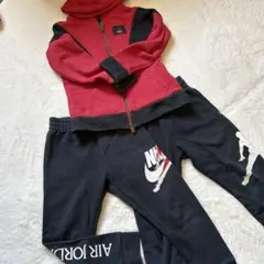 4 100cm NIKE AIR JORDANキッズパーカーセット【3点セット】