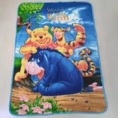【新品】くまのプーさん ブランケット　ケース付　 70x100cm