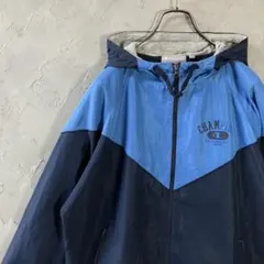 champion ポリジャケット　フルジップ　マルチカラー　ネイビー　LO21