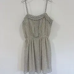 【XXL】MOSSIMO キャミソールワンピース 総柄 フリル 大きいサイズ