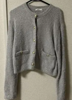 earth music&ecology ラメ入りカーディガン