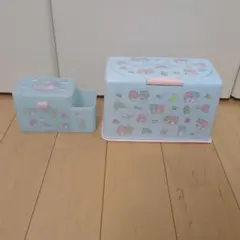 レア！】サンリオ リトルツインスターズ 持ち手付き収納ボックス S