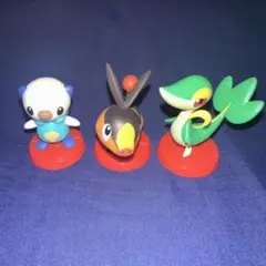 【ポケモン チョコエッグ】ミジュマル、ポカブ、ツタージャ