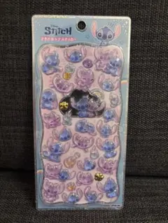 【正規品】プチドロステッカー　スティッチ【24時間以内発送】