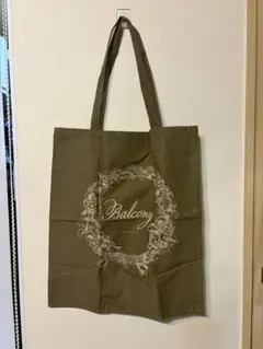 balcony and bed トートバッグ カーキのサムネイル