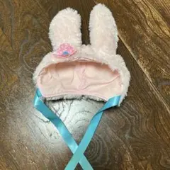 ぬいぐるみ用　ウサ耳帽子